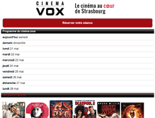 Tablet Screenshot of cine-vox.com